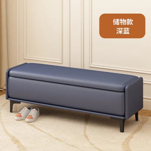 Luxury Nordic shoe bench for storage - 60x40x40cm 2