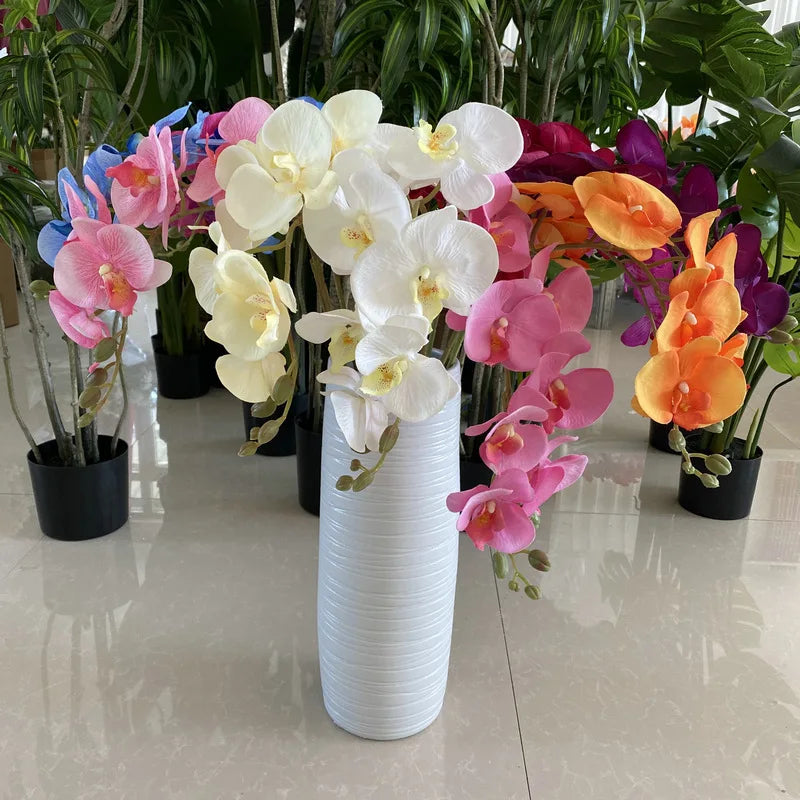 Arrangement of artificial flowers in velvet for interior decoration - view 3