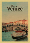 Vintage Travel Poster Wall Art for Tourism, Design 51 - 51 / A3 16.5 x 11.8 inches