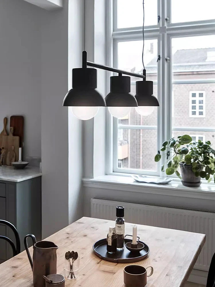 Modern Nordic chandelier minimalist three heads custom creative design - view 5
