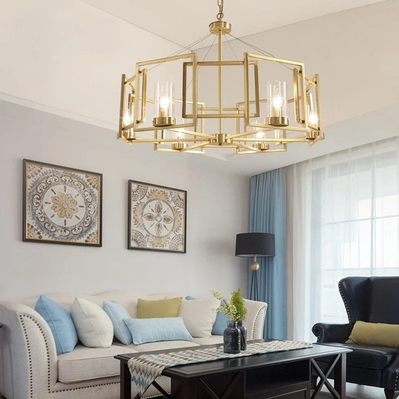 Copper pendant light creative design for elegant lighting - view 2