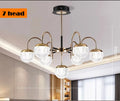Modern wrought iron chandelier for interior decoration - 7 Heads
