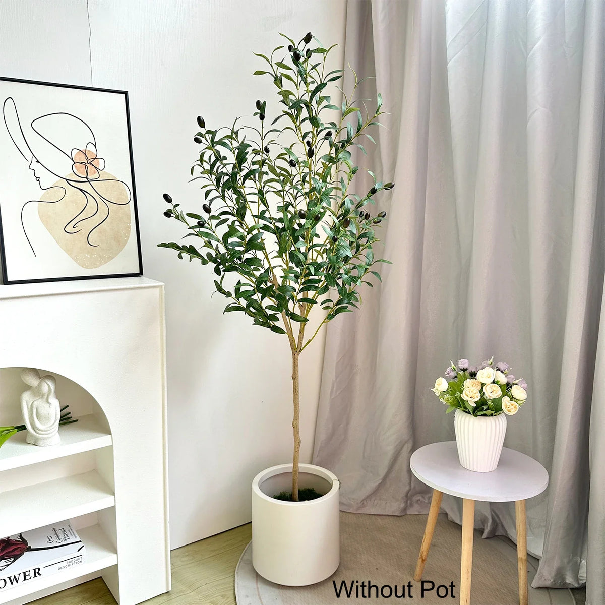 Artificial olive branch for interior decoration and wedding - view 4