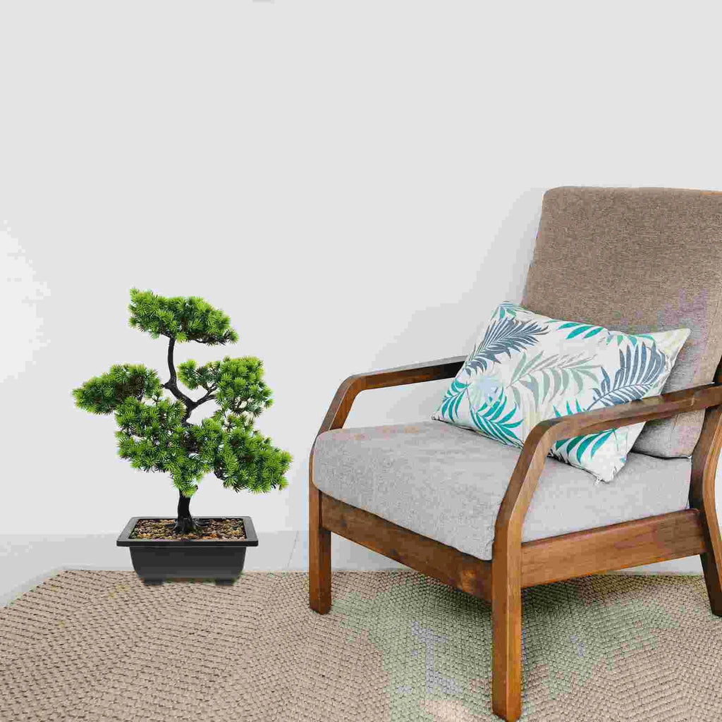 Artificial juniper bonsai for interior decoration zen - view 6