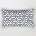 Mineral-Tone Grey Patchwork Geometric Throw Pillow Cover