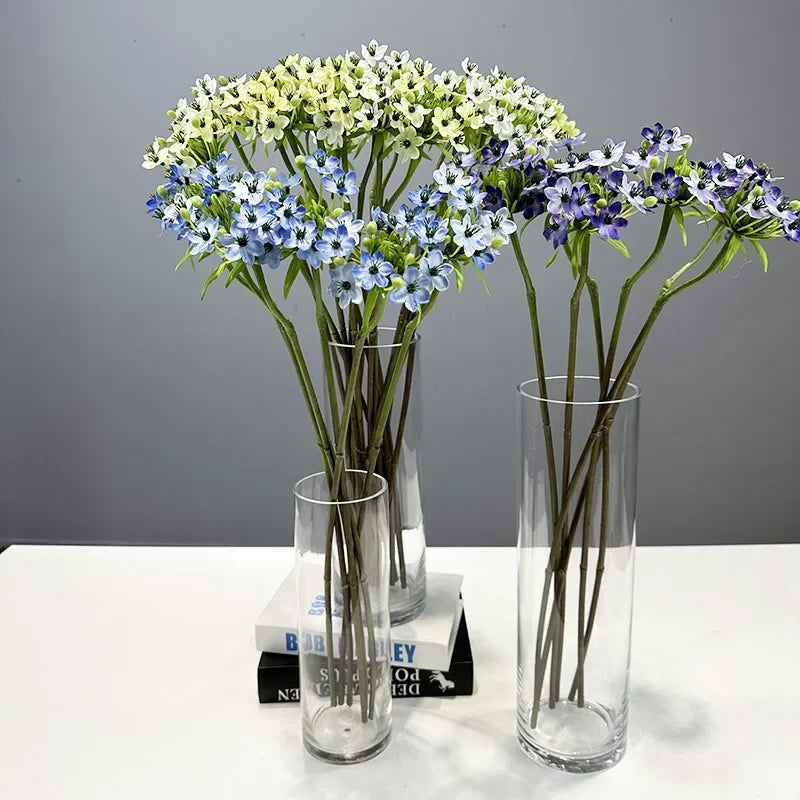 Artificial velvet silk flowers for elegant decoration - view 5