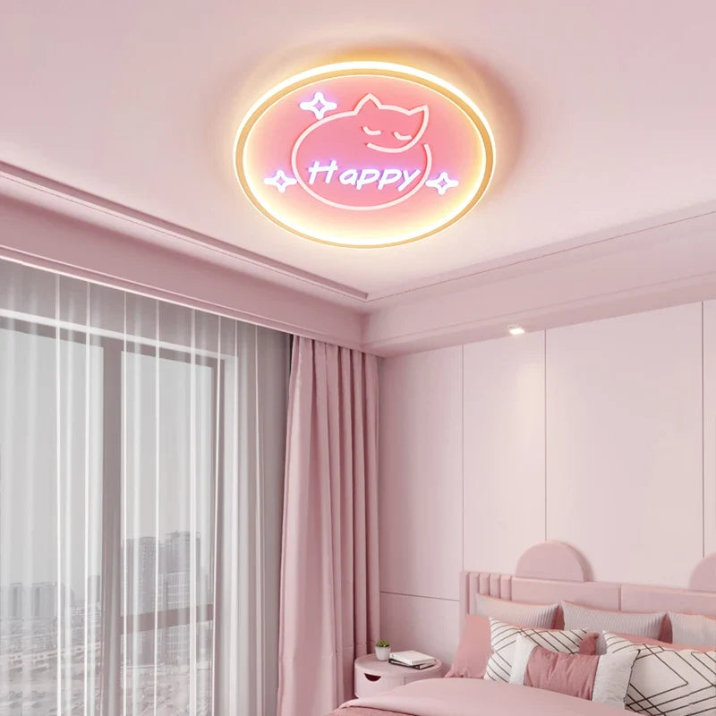 LED round ceiling lamp for modern and elegant interior lighting - view 2
