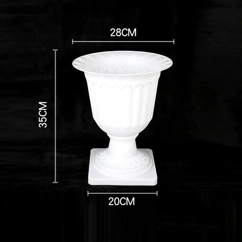 Roman flower pot in retro romantic style plastic for events - Style 7