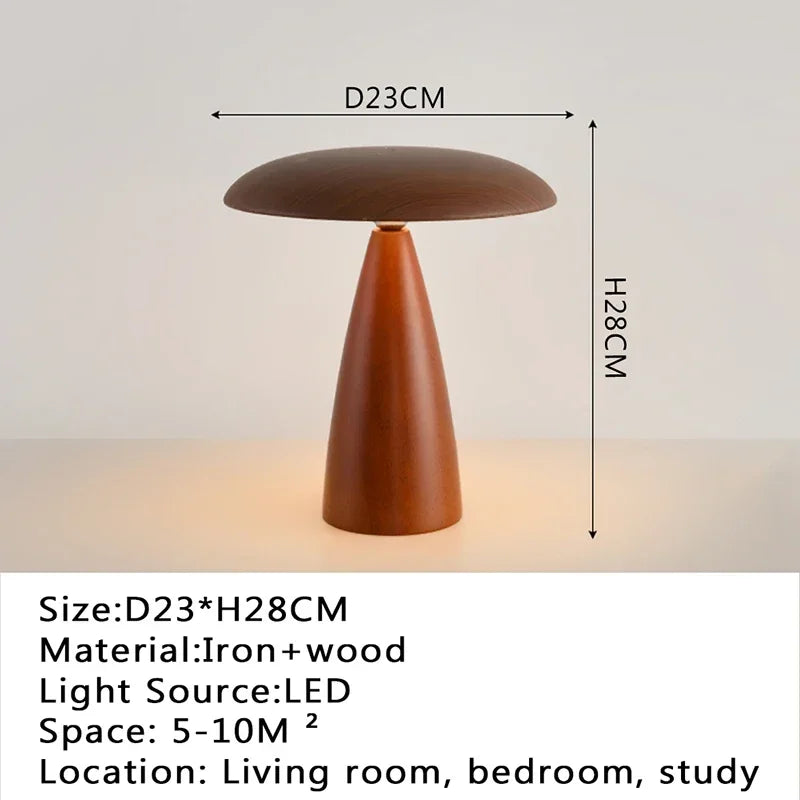 Modern desk lamp, retro creative living room, study room, villa, hotel bedroom, interior decoration, glossy LED bedside lamp - Style  M / EU Plug