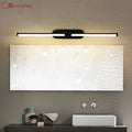 Waterproof anti-fog cosmetic mirror with modern led lighting