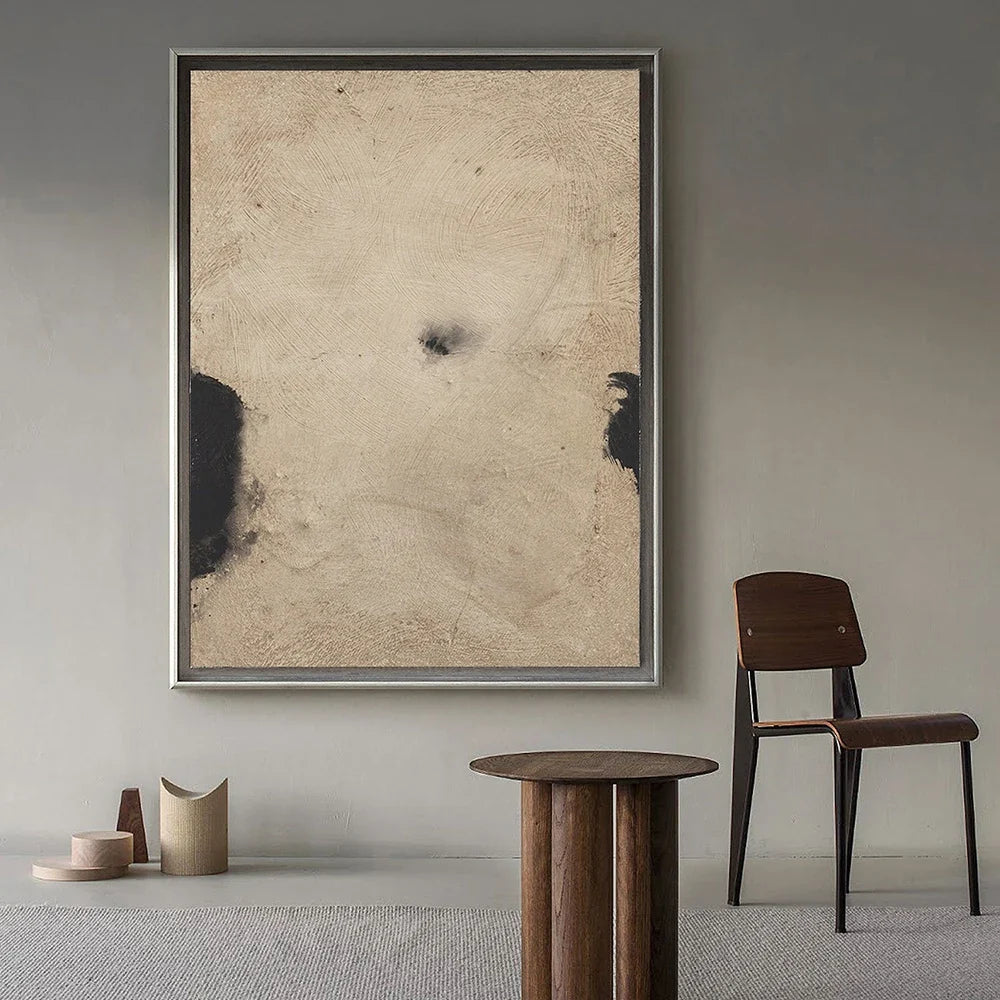 Large Textured Abstract Canvas Wall Painting, Design HDP50111 - view 5
