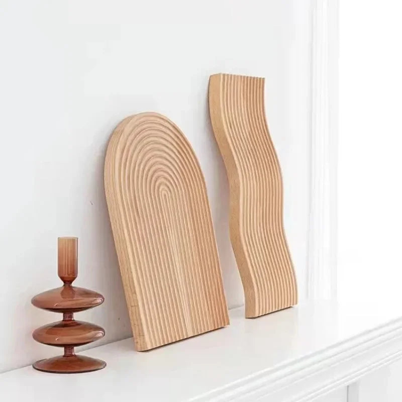 Decorative wooden tray for snacks and desserts - view 2