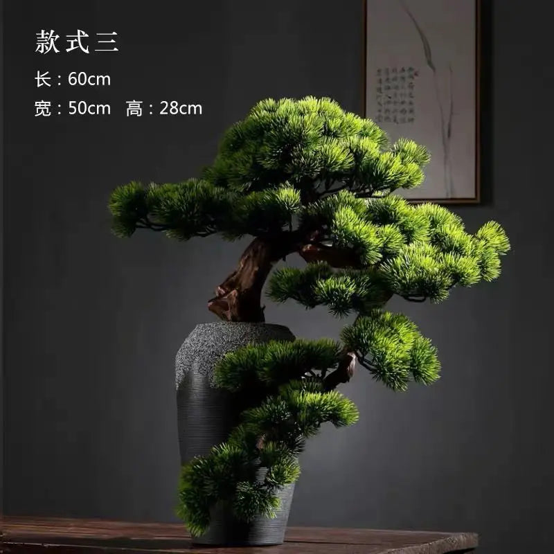 Bonsai ceiling top-of-the-range Chinese interior decoration - 60X50X28CM 03