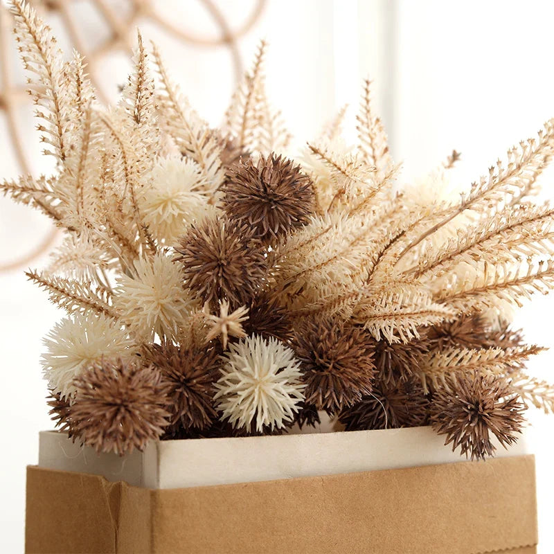Set of artificial flower balls for decoration and DIY - view 6