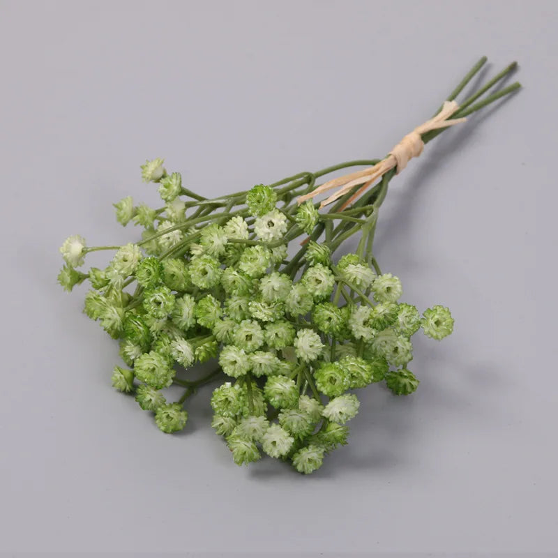 Artificial baby's breath bouquet for wedding and creative decoration - Green