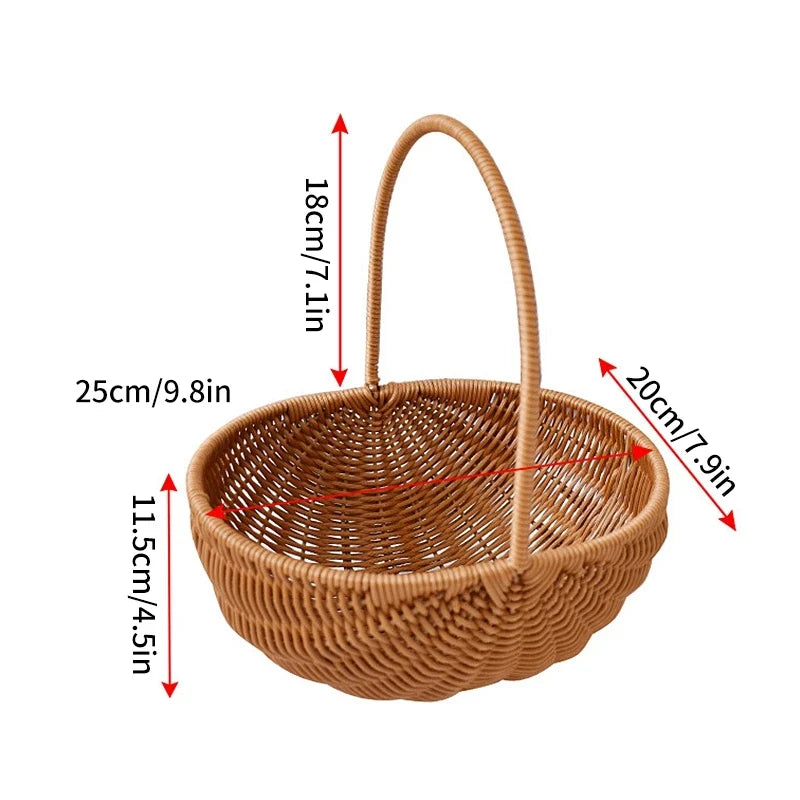 Hand woven storage basket for various uses - Panier J
