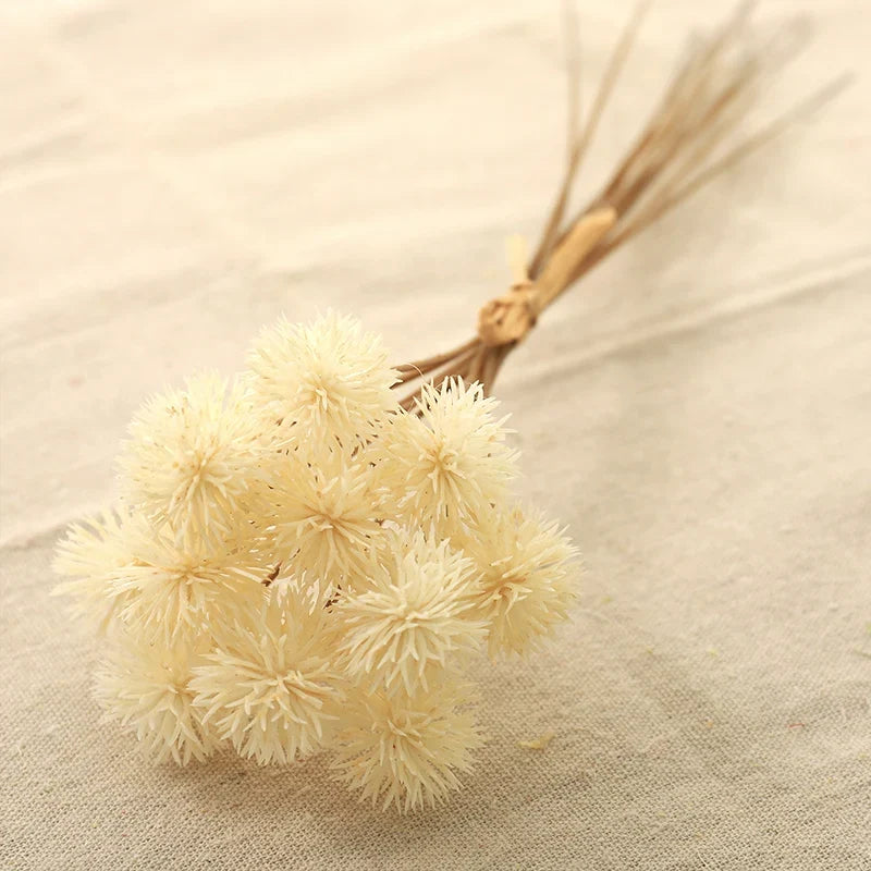 Set of 12 artificial dandelion balls for decoration and gifts - view 5