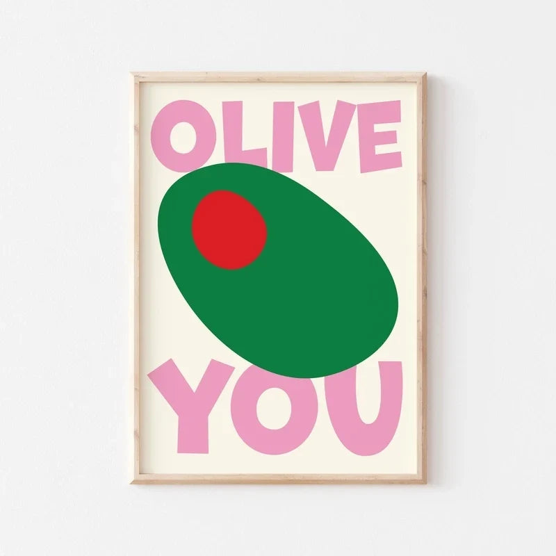 Artistic poster on kitchen and decorative pasta - 8 / 40x60cm Unframed
