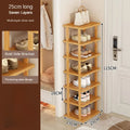 Organizer of bamboo shoes with little bulky multilayer - 7-Tier Shoe Rack