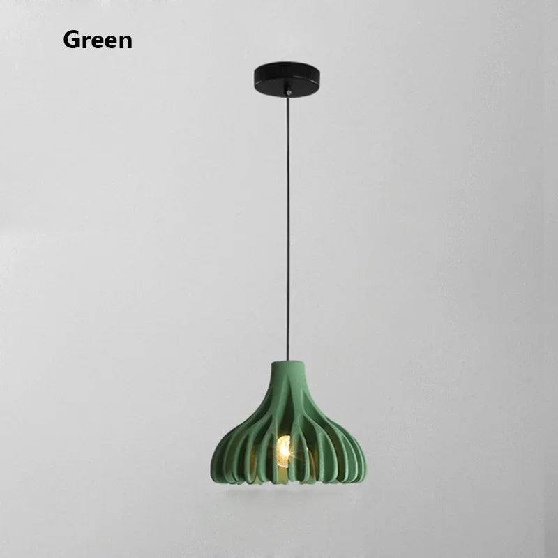 Modern resin design chandelier for commercial decoration - Green / Warm White