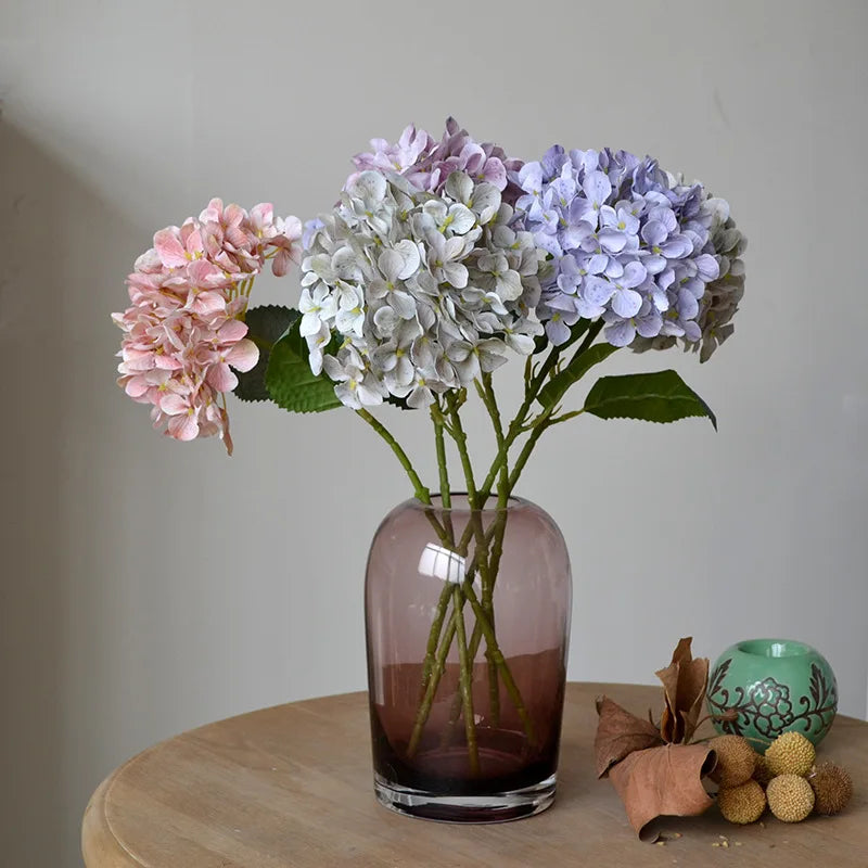 Realistic artificial hortensia flower for wedding and floral decoration - view 2
