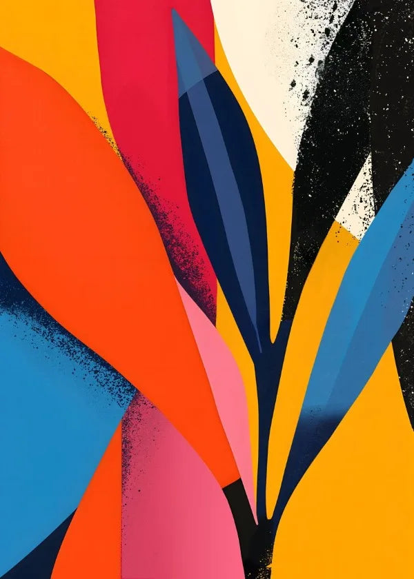 Decorative abstract wall painting for aesthetic art - 60X80cm Unframed / 14