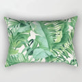 Eclectic Tropical Flowers Throw Pillow Cover, 30x50 cm