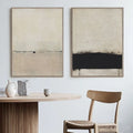 Large Textured Abstract Canvas Wall Painting, Four Designs