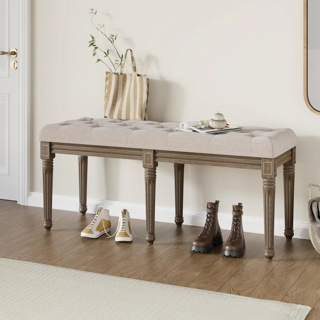 Elegant upholstered benches with up to 800 pounds for all spaces - view 5