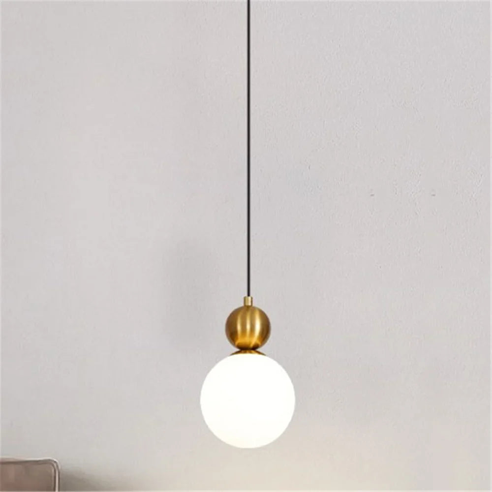 Creative glass pendant light for coffee bar restaurant - view 3