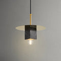 Nordic marble chandelier design minimalist creative for modern decoration - Black