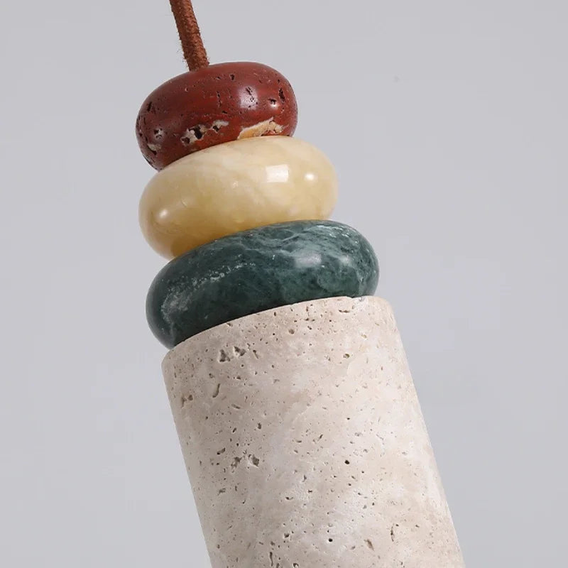 Modern chandelier in natural stone for interior decoration - view 5