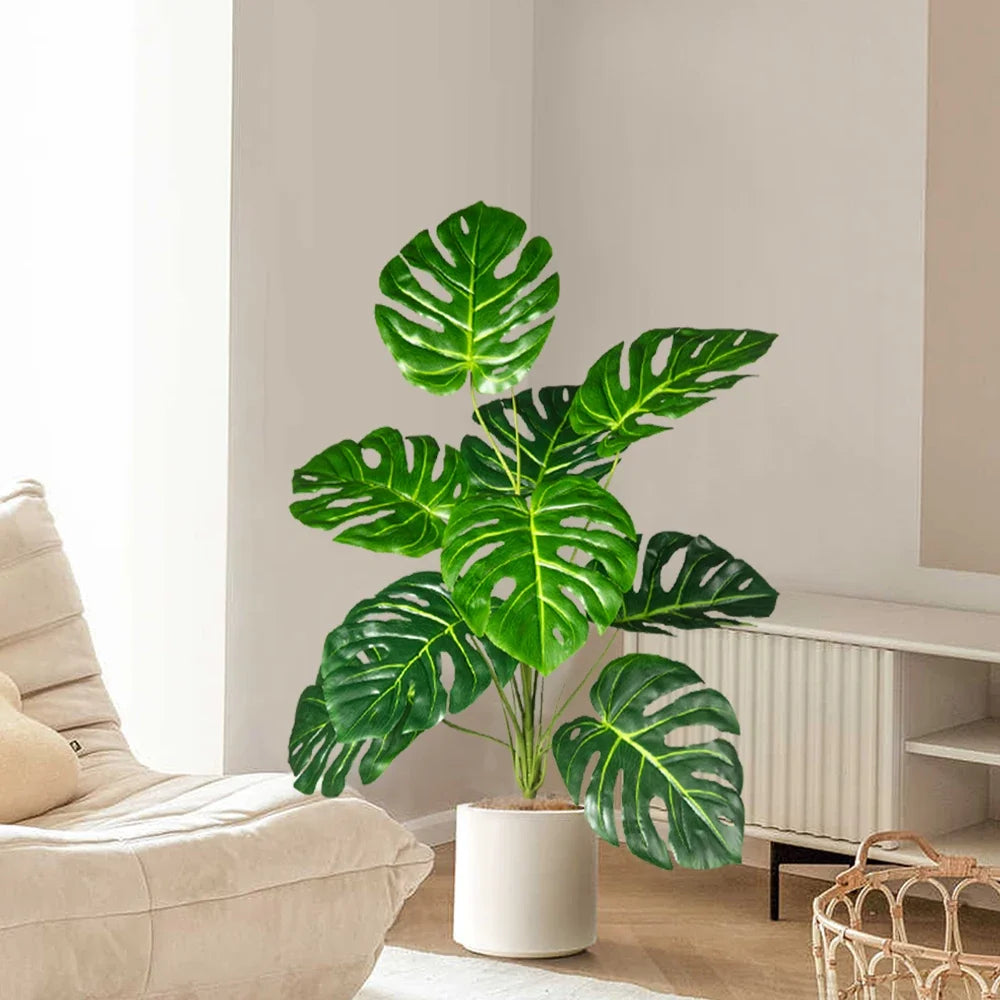 Tropical artificial monstera plant for interior and exterior decoration - view 5