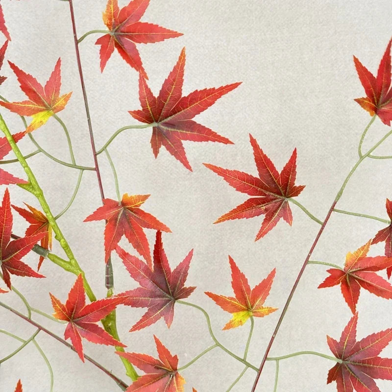 Artificial plants decorative maple leaves for autumn interior - view 4