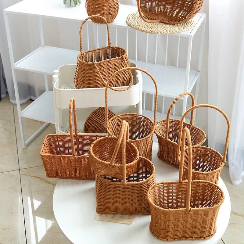 Hand woven storage basket for various uses - view 6