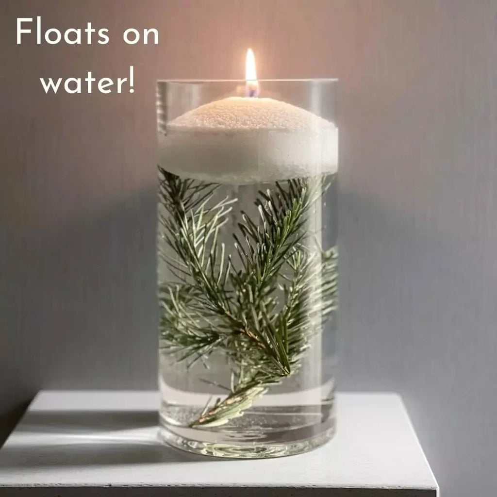 350Gwhite Snow Pearled-Candles with Wicks - Diy Candle Sand, Refillable Candl  DIY Send wick - view 2