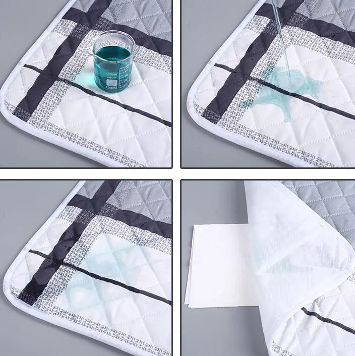 150/120/70cm Large Washable Mattress Urine Adult Elder Incontinence Bed Pad Women Menstrual Bed Sheet Protector, Kids Urine Mat - view 2