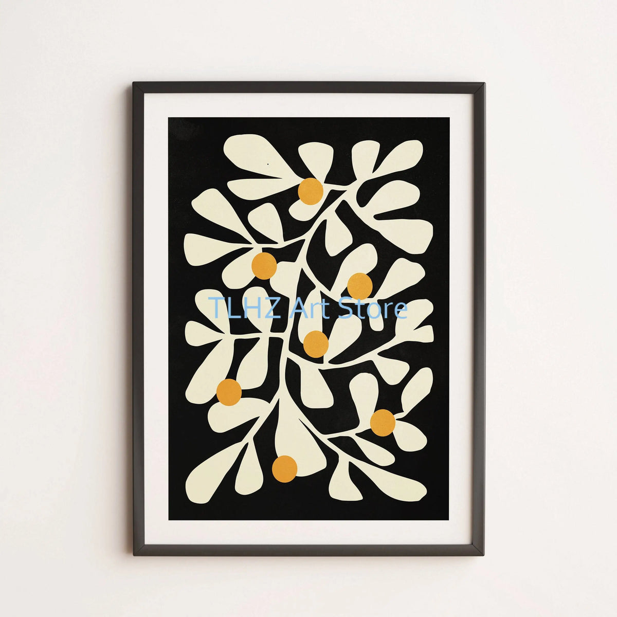 Posters and prints on canvas of funny colored flowers for decoration - 20X30cm Unframed / 8
