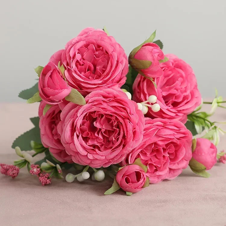 Small bouquet of artificial flowers for spring and festive decorations - 13