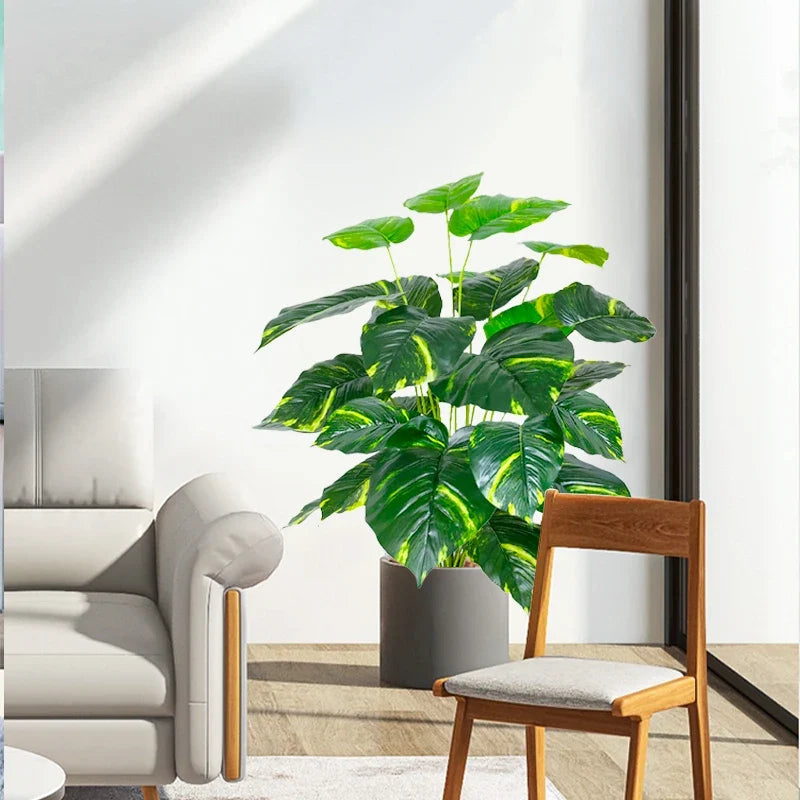 Artificial plants large leaves monstera for interior decoration - view 2