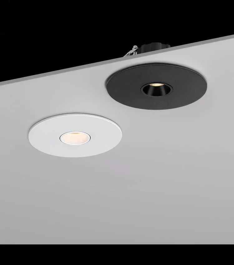 Ultra fine led spot for recessed round ambiance lighting - view 5