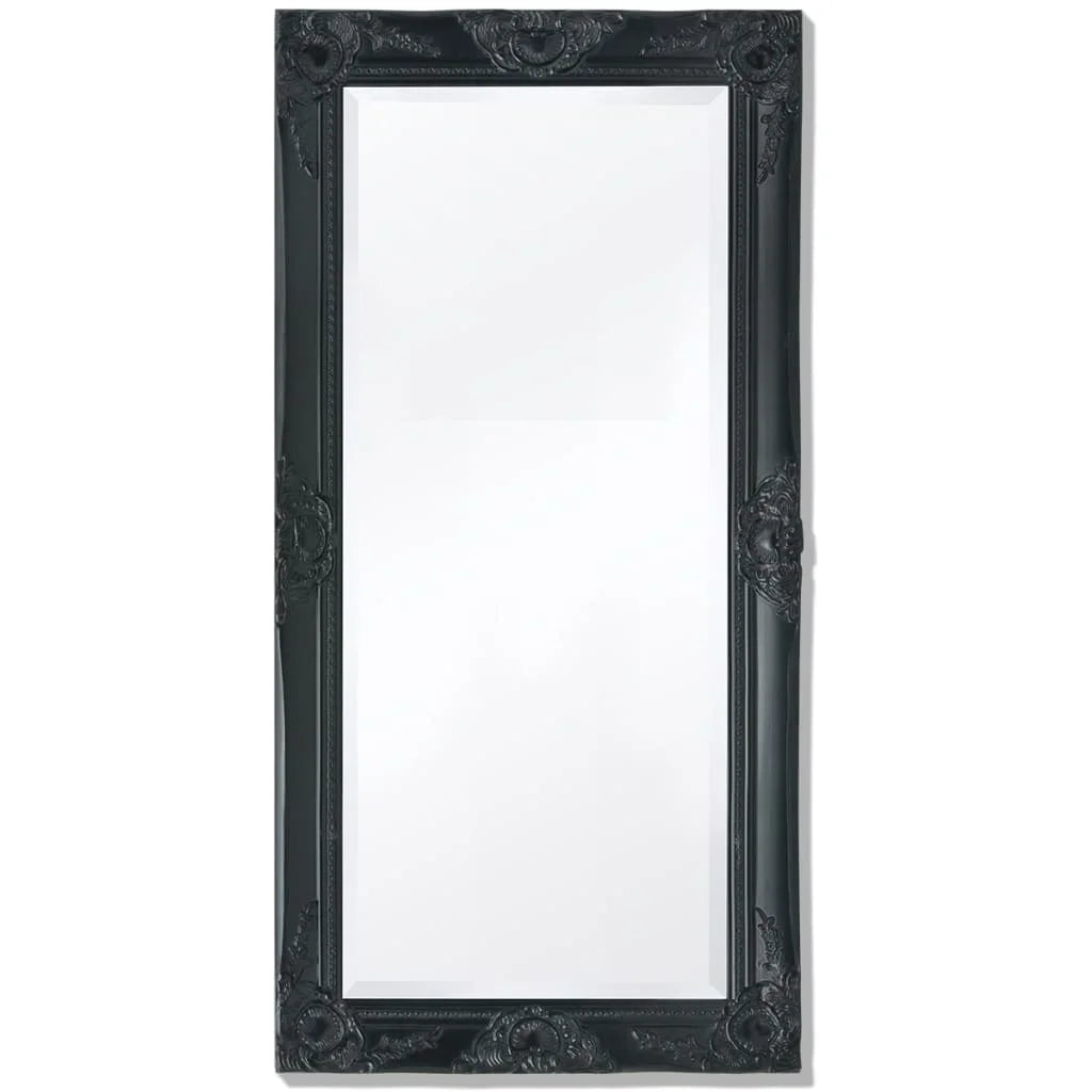 Baroque Wall Mirror, 50 cm Black, Interior Decoration Wall Decoration Living Room Decoration - view 7