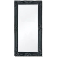 Baroque Wall Mirror, 50 cm Black, Interior Decoration Wall Decoration Living Room Decoration