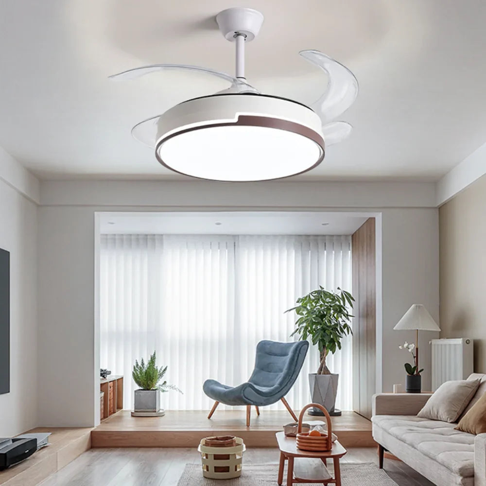 Modern invisible led fan for elegant interior decoration - view 2