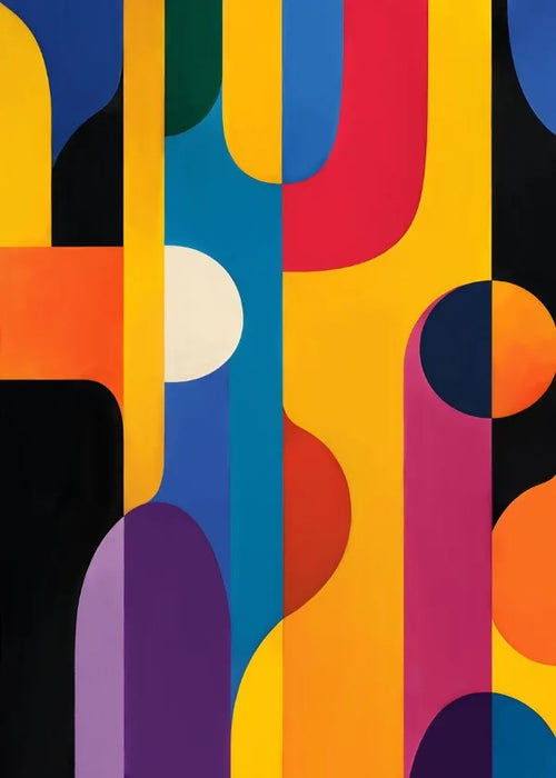 Abstract decorative painting for a modern aesthetic atmosphere - 60X80cm Unframed / 15