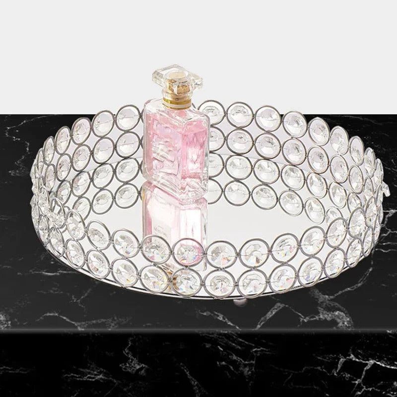 Round glass shelf for storage and decoration - view 5