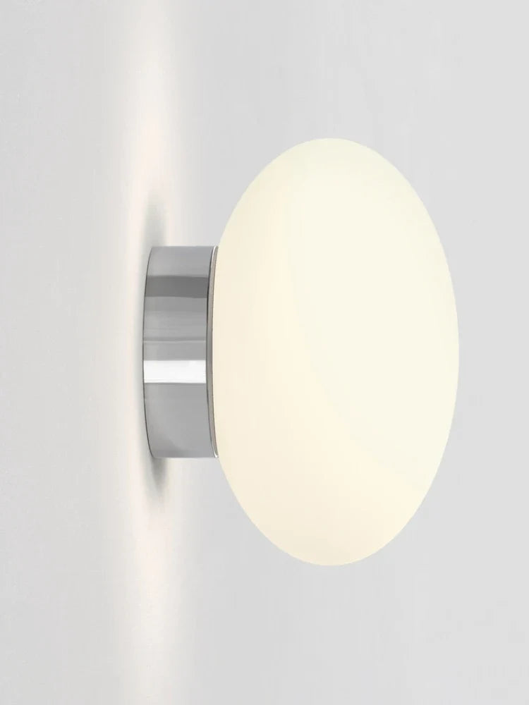 Glass minimalist wall sconce for modern interior - view 5