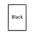Refined Aluminum Wall Picture Frame for Home Decor - Surface circulaire noire / 40,6 x 50,8 cm