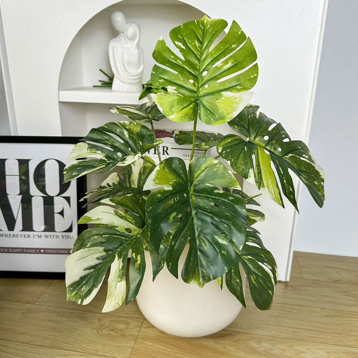 Plant artificial monstera decoration interior realistic and elegant - view 5