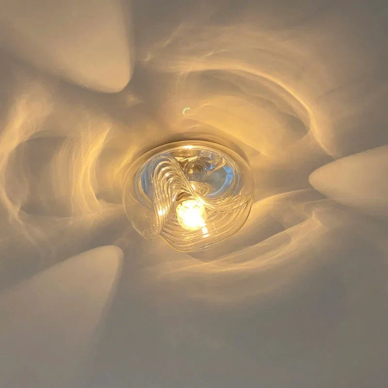Round pendant light in glass for restaurant bar and kitchen - view 3